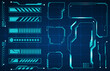 © Erick Setio Pamuji - Futuristic Digital HUD Dashboard Elements Vector Illustration