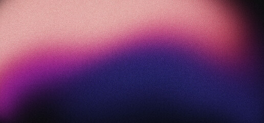 Wall Mural - purple and blue black gradient trendy blur background, abstract colourful background, grainy noise t