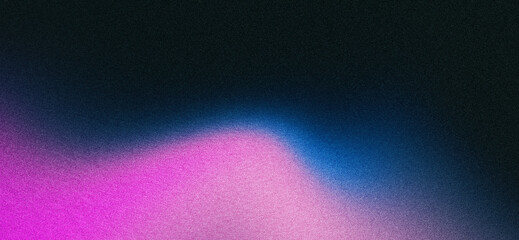 Wall Mural - dark purple and blue black gradient background, grainy noise gradient, abstract colourful gradient b