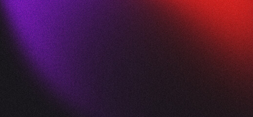 Wall Mural - purple red black grainy gradient background with dark noise texture black backdrop poster design cop