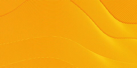 Wall Mural - orange line abstract background. modern overlaping shape in vector illustration