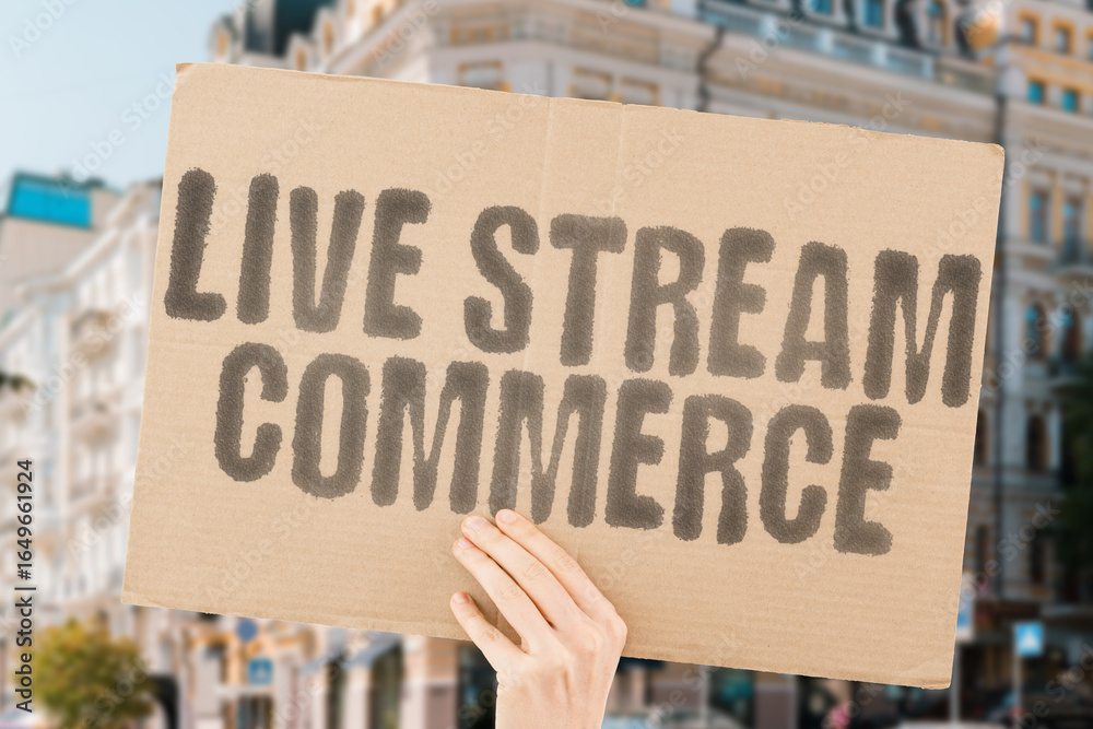 Live stream commerce sells products via video to buyers worldwide ...