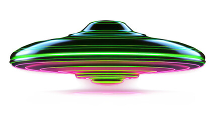 Wall Mural - png alien ufo light neon lighting.