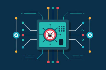 digital vault with secure code and encryption