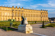 Versailles palace and gardens at sunset, Paris suburbs, France