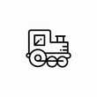 © Mustafabay - toy train icon sign vector