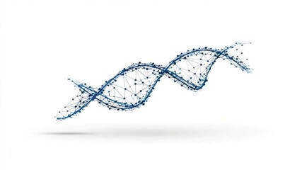 Wall Mural - abstract dna double helix