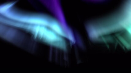 Wall Mural - aurora dreams mesmerizing northern lights background loop animation
