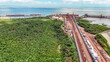 © Angelo F. Roesler - Terminal Portuário da Ponta da Madeira, São Luís, Maranhão, Brasil. Uma imagem de drone.
