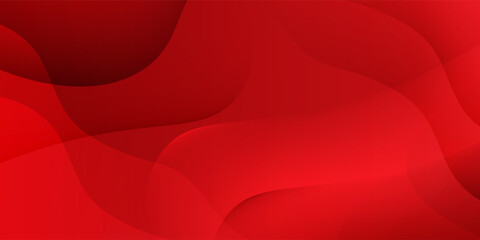 Wall Mural - red fluid abstract background with gradient wave design
