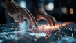 © Attasit - close-up, hands of a leader pointing to a glowing digital business strategy chart on a sleek table, authentic workplace setting, cinematic lighting, ultra-realistic