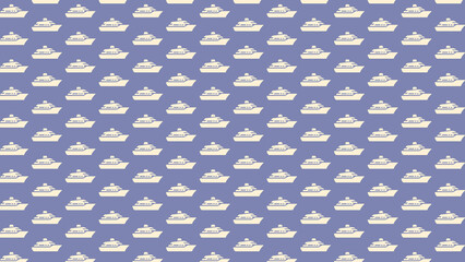 Vector ship pattern design multicolored