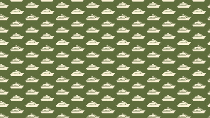 Vector ship pattern design multicolored