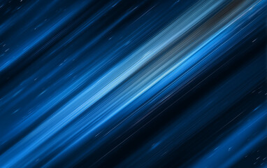 High quality photo of abstract technology hi tech background concept speed movement motion blur moving fast in the light for template design dark blue .Vector illustration.