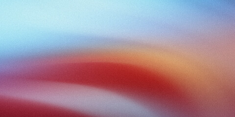 Wall Mural - a vibrant abstract background showcases blurred waves of red and orange, creating a dynamic and text