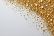 © almar - Gold star confetti on light gray background