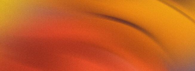 Wall Mural - a vibrant orange and yellow gradient creates a textured abstract background with smooth, blurred mot