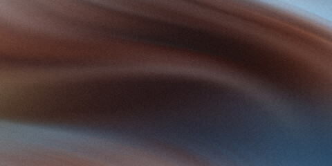 Wall Mural - a blurred abstract background with a gradient of brown and blue creates a textured and visually inte