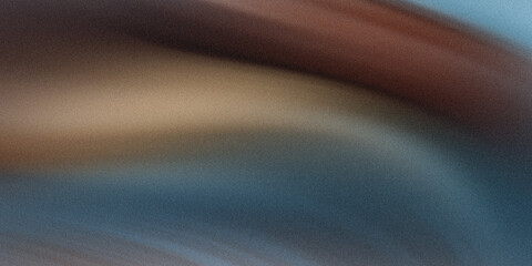Wall Mural - a blurred abstract background with a gradient of brown and blue creates a textured and visually inte