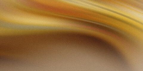 Wall Mural - a golden brown fabric with smooth waves creates an elegant abstract background texture