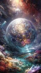 planet earth in space