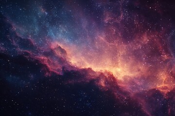 Wall Mural - stunning collection of cosmic nebulas showcasing colors and formations in deep space with vibrant hu