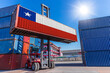 © Quality Stock Arts - Products shipping cargo goods with Chile flag for import export business from Chile country