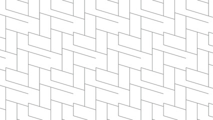 Abstract gray pattern geometric vector seamless ornamental and swatches oriental line texture outline white background
