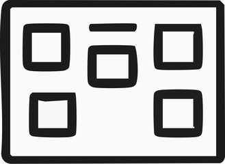 Simple HandDrawn Button Interface Design.