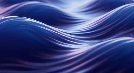 Wall Mural - flowing blue lines abstract background