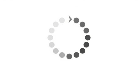 Loading spinner animation vector graphic design element for website ui ux design and app development use