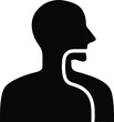 © IshratJahan - Esophagus Vector Silhouette Icon