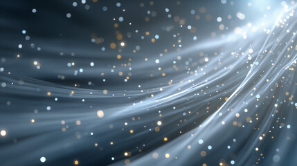 Wall Mural - abstract light wave: a captivating abstract composition of flowing light waves, illuminated by parti