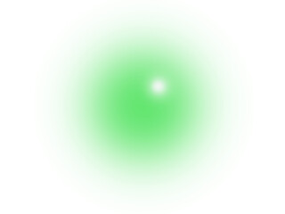 Wall Mural - Soft glowing green light blur with radiant aura on white background. Abstract neon energy glow effect for design, wallpaper, or digital art. Vibrant mystical luminous gradient texture.