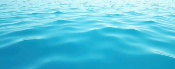 Wall Mural - Serene light blue water, subtle ripples, soft texture, gentle waves , movement, serene, background