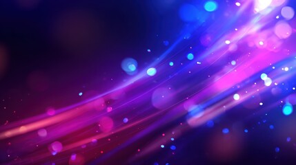 Wall Mural - abstract colorful light trails with bokeh effects creating a vibrant backdrop for creative designs