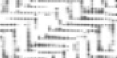 Wall Mural - Halftone Dots Pattern . Halftone Dotted Grunge Texture . Abstract Dots Overlay Texture . Light Distressed Background with Halftone Effects. Ink Print Distress Background . Dots Grunge Texture.