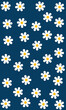 © Widy Amelia Putri - Daisy flower vector pattern illusration floral background