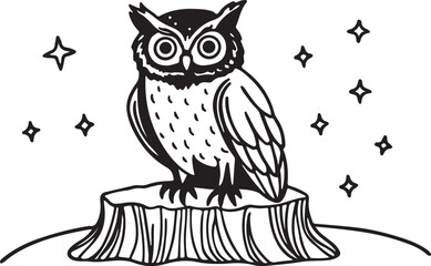 owl on a branch