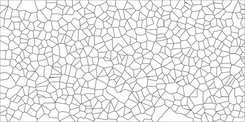 Abstract geometric cellular pattern with organic shapes and voronoi diagram style for creative designs and backgrounds.Retro White Camouflage Seamless Vector Pattern with Grunge Texture, Broken Glass 