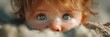 © Michael - Child playing in the sand at the beach on a sunny day with curious eyes and charming hair