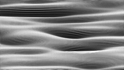 Wall Mural - point wave smooth texture. abstract dot background. technological cyberspace background.