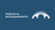 © SimpleDesignStudio - PUENTE AL ENTENDIMIENTO. Icono de puente como metáfora de conexión, comunicación y acuerdo. Símbolo de diálogo, solución y cooperación.