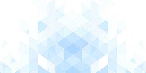 Wall Mural - Abstract square shapes blue background