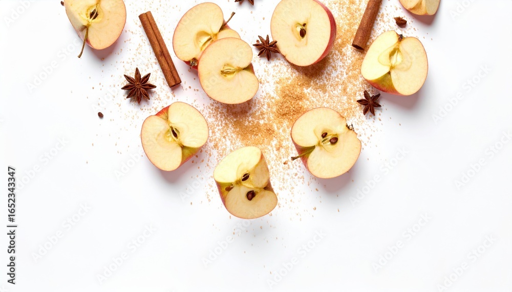 Deliciously Spiced Cinnamon Apple Slices Ready to Delight Taste Buds with Warm Aromatic Flavorful Essence