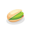 © cloud7days - Pistachio Isometric vector illustration with clean 3D perspective.