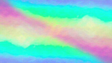 Wall Mural - abstract blur holographic rainbow foil iridescent background stop motion