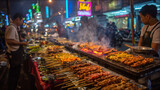 bangkok street food night market