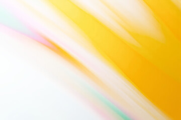 Wall Mural - Abstract Yellow Light Streak Effect on Transparent Background