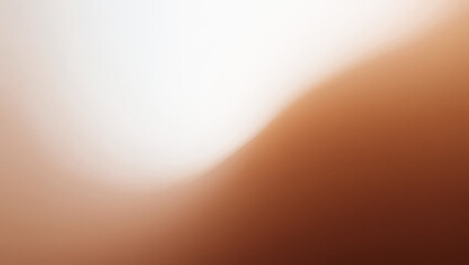 Wall Mural - smooth gradient brown and white abstract background transparent